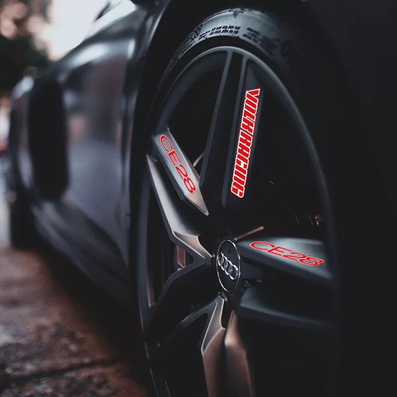 Декоративная наклейка для колеса TE37sl Volk Racing Rays Works Patch, украшение для колес, тюнинг колёс, вытяжной цветок