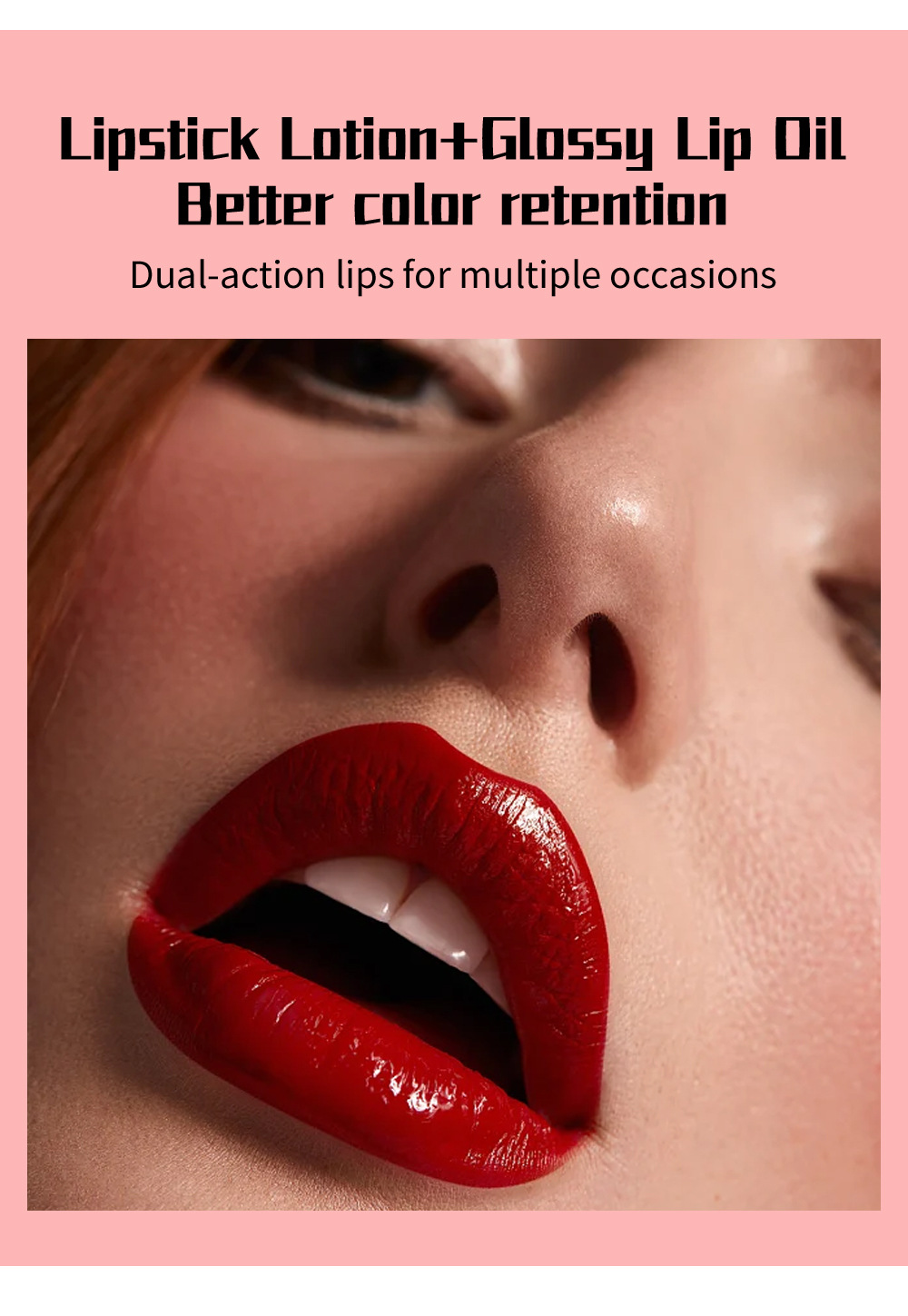 Makeup Double Head Pearl Water Gloss, natürlich und langlebig, klebt nicht am Cup Lipgloss_voghion.com
