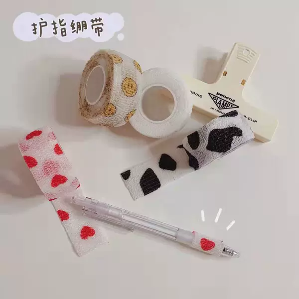 Factory direct self-adhesive bandage finger bandage Student Non-woven finger guard sports protection elastic finger guard bandage