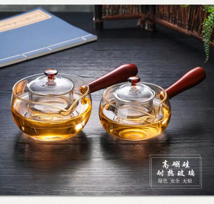 Стеклянный чайник с набором Xiao Qing Gang чая, набор, повышенная толщина
