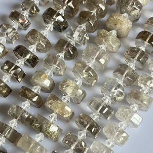 ��Ȼ�辧 7-8X14mm�Ƕ���P���Ӹ�Ƭ ������ ƽ�淽Ƭ Stone Bead