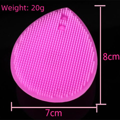 定製手動硅膠嬰兒洗頭刷大號新生去頭垢用男女洗臉刷美容儀潔面刷