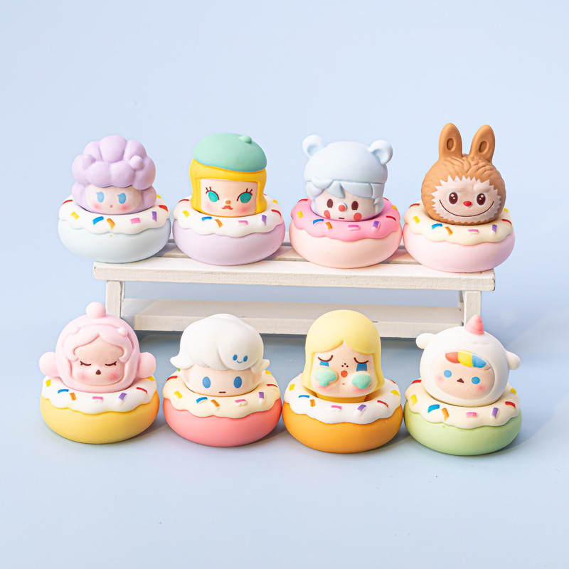 バブルドーナツかわいい diy アクセサリー携帯電話チェーンアクセサリーミニチュア食品おもちゃペンダント立体樹脂装飾品卸売|undefined