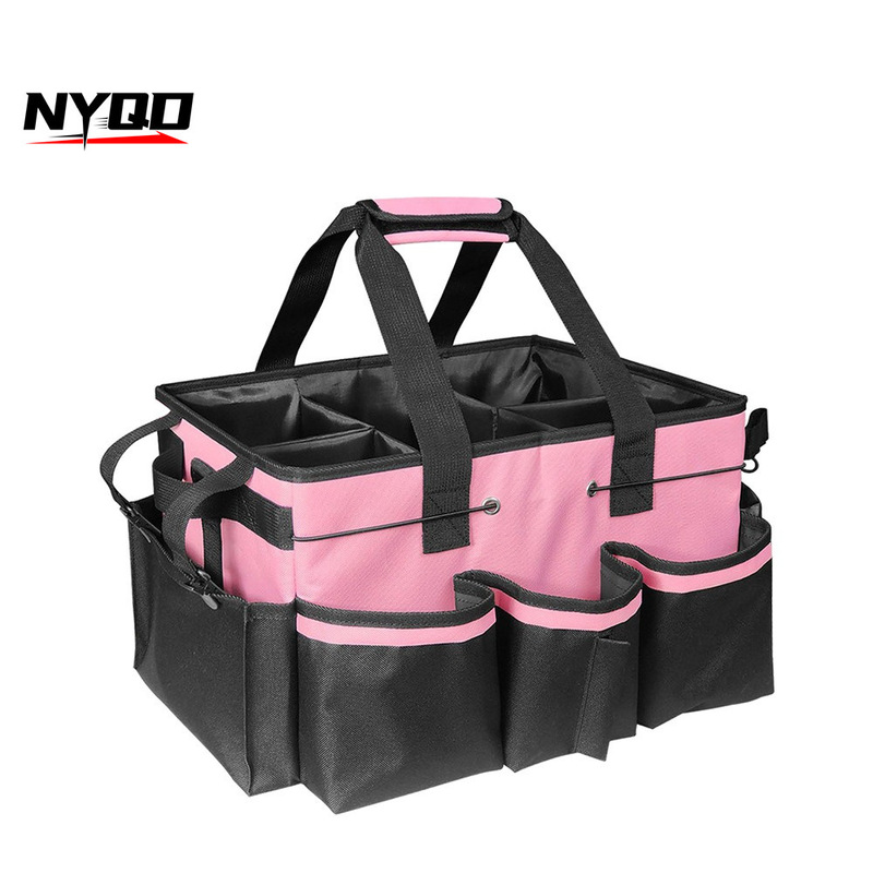 清洁工具收纳箱斜挎清洁背包手提保洁Cleaning tools storage kit|undefined