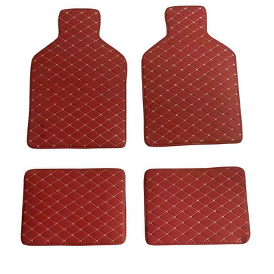 Cross-Border Car: Universal Foot Pad - wine-red