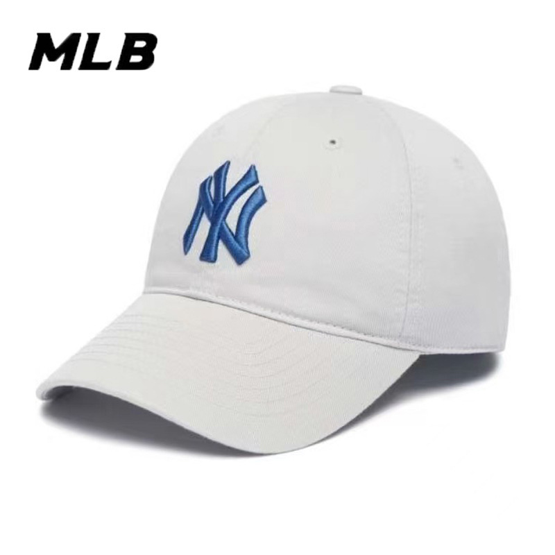 韩国MLB帽子情侣同款软顶小标NY鸭舌帽LA休闲明星男女同款棒球帽|undefined