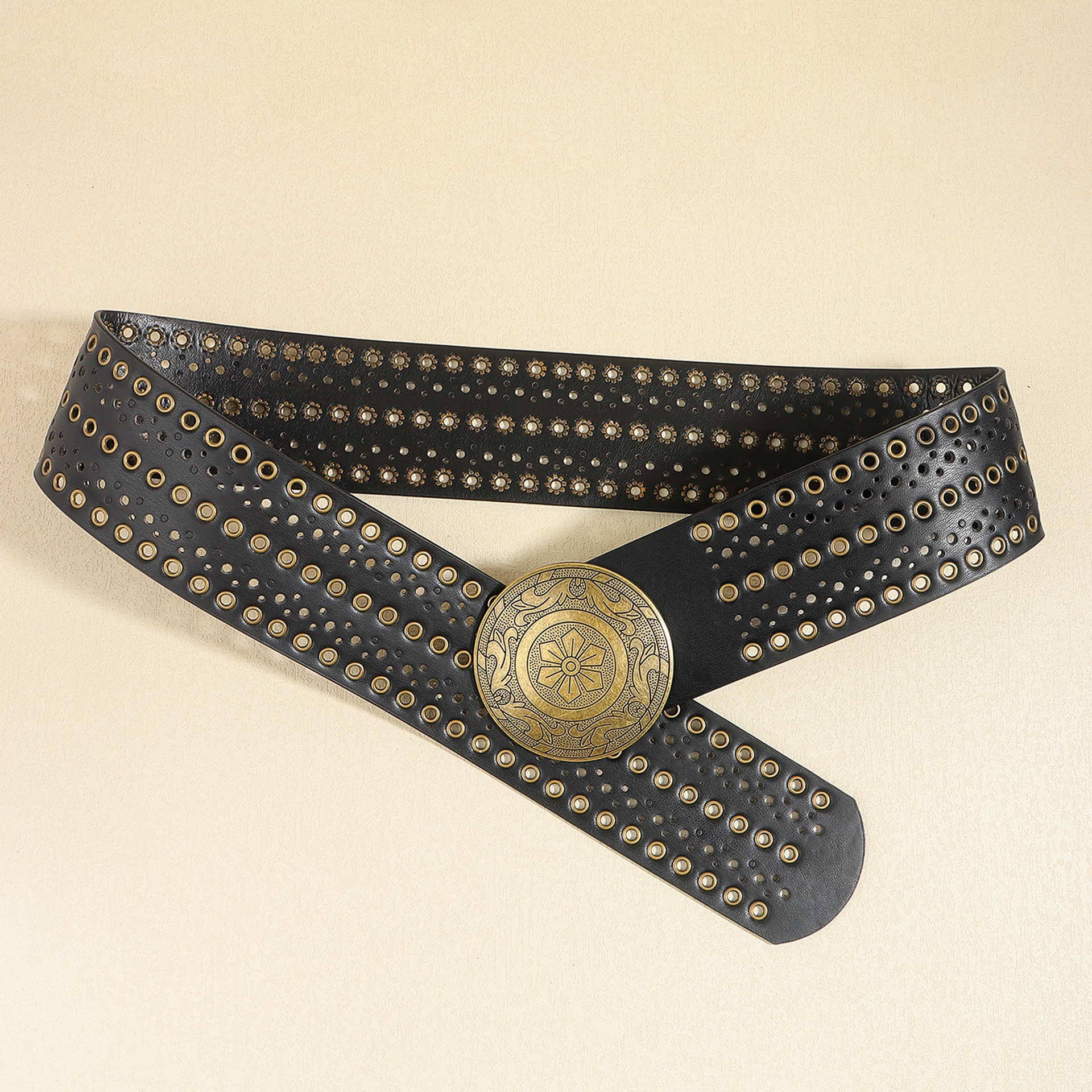 200g Weight Belt Classification 1 Piece Quantity Holiday, Banquet, Daily Occasion Pu Leather, Alloy Material Geometric Pattern Women's Gender Plating Design Retro, Vintage Style, Bohemian Style Retro Vintage Style Bohemian Geometric Pu Leather Alloy Plating Women's Leather Belts 16