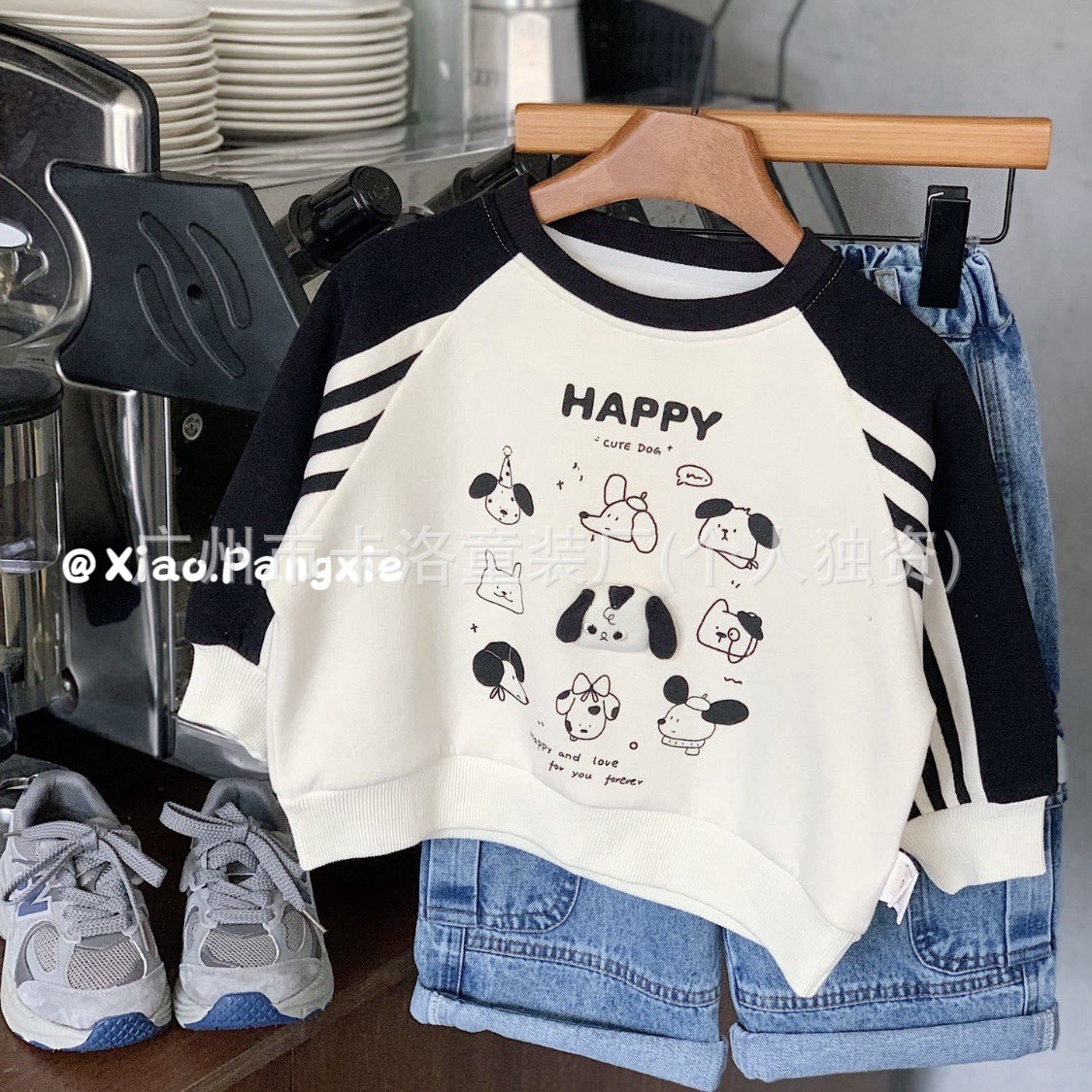 湖州织里童装秋季摆摊拿货 萌希花卷家外套卫衣新款厂家一手货源