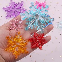 超大号亚克力冰雪花公主宝石玩儿童孩子水晶礼物圣诞树饰品