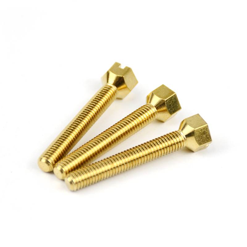 Copper screw hexagonal screw bolt outer hexagonal bolt nickens…