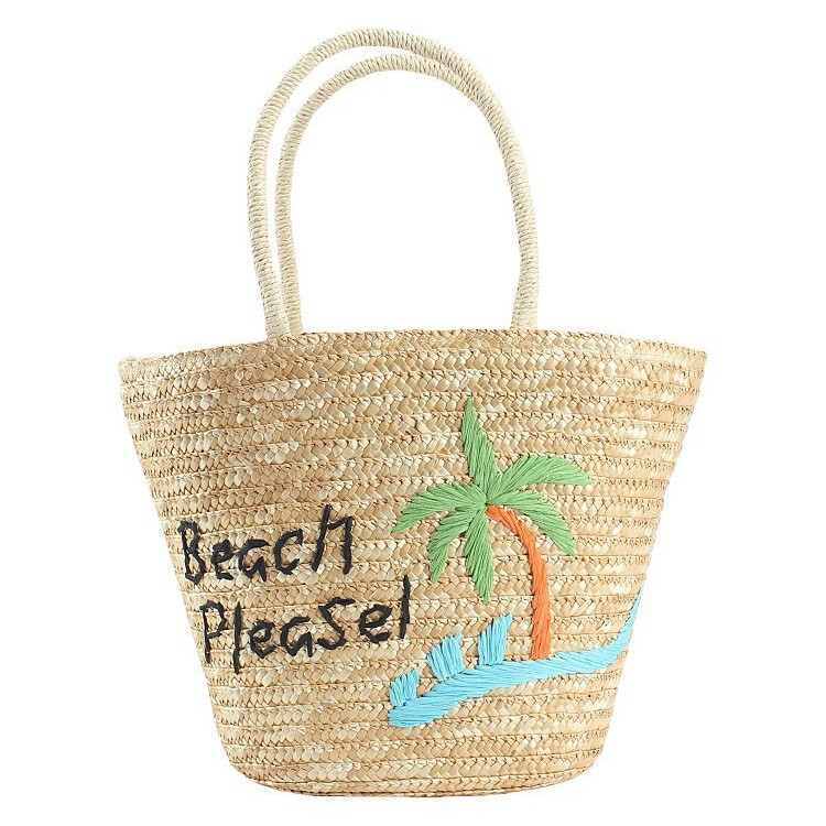 Dropshipping 2026 New Style Straw Woven Bag, Fashionable Women's Bag, Large Capacity Commuter Bag, Tote Bag, Beach Bag