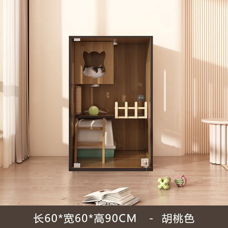 大空間ペットキャビネット猫ヴィラホーム高級屋内パノラマフリーキャットキャビネット猫ハウス猫カフェ用その他のキャビネット|undefined
