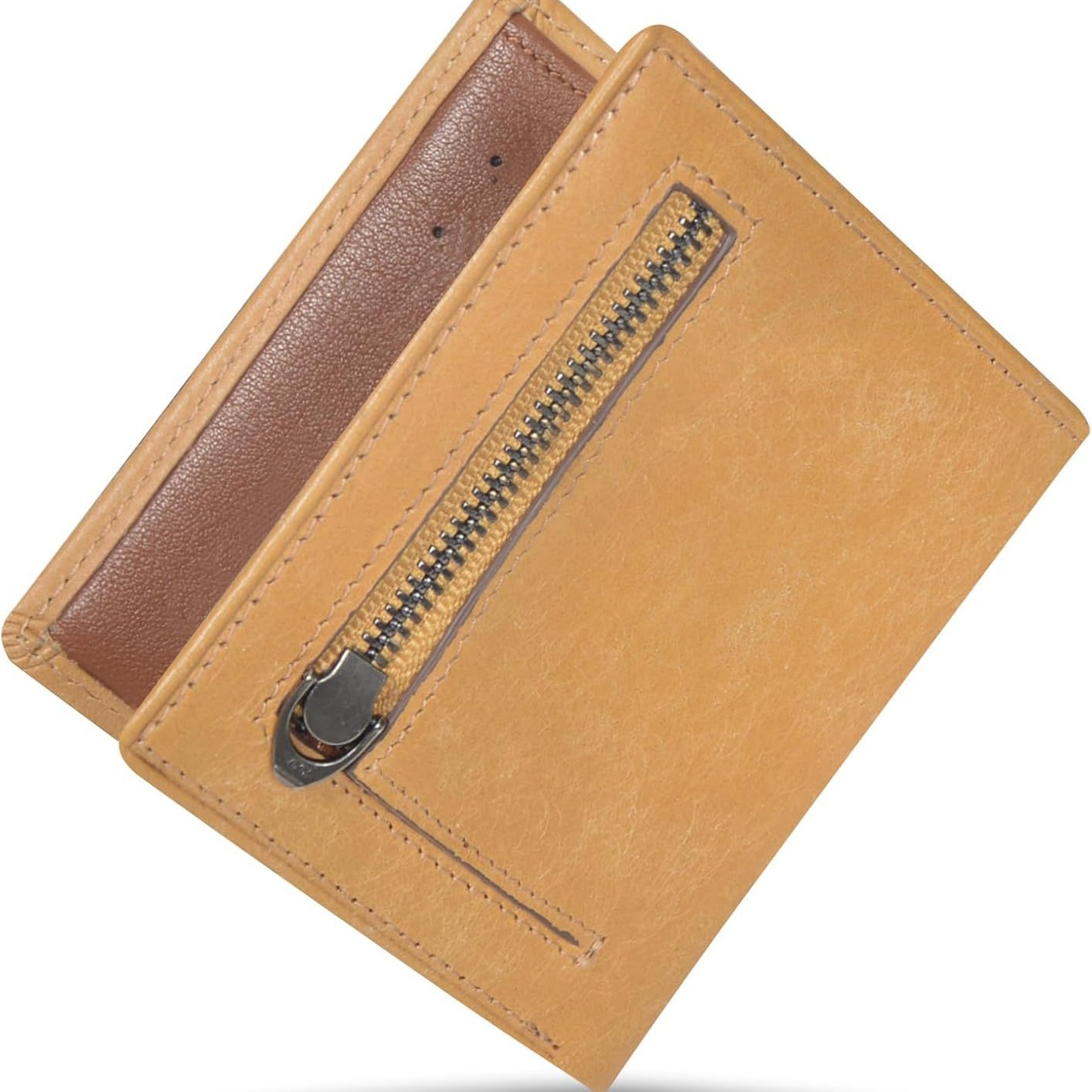 Amazon RFID anti-damagnetizado billetera multifuncional anti-desgaste, doble doble billetera japonesa para hombres