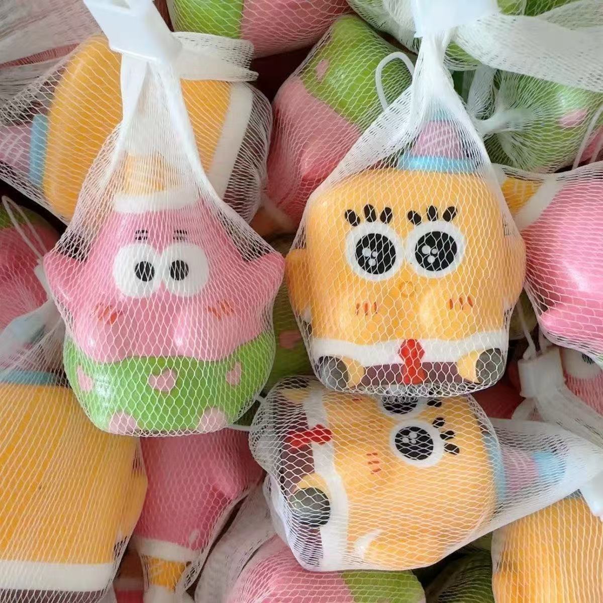 Bolsa de Navidad de malla de descompresión pellizco de rebote lento muñeca de estudiantes de estand de regalos de descompresión artefactos mágicos