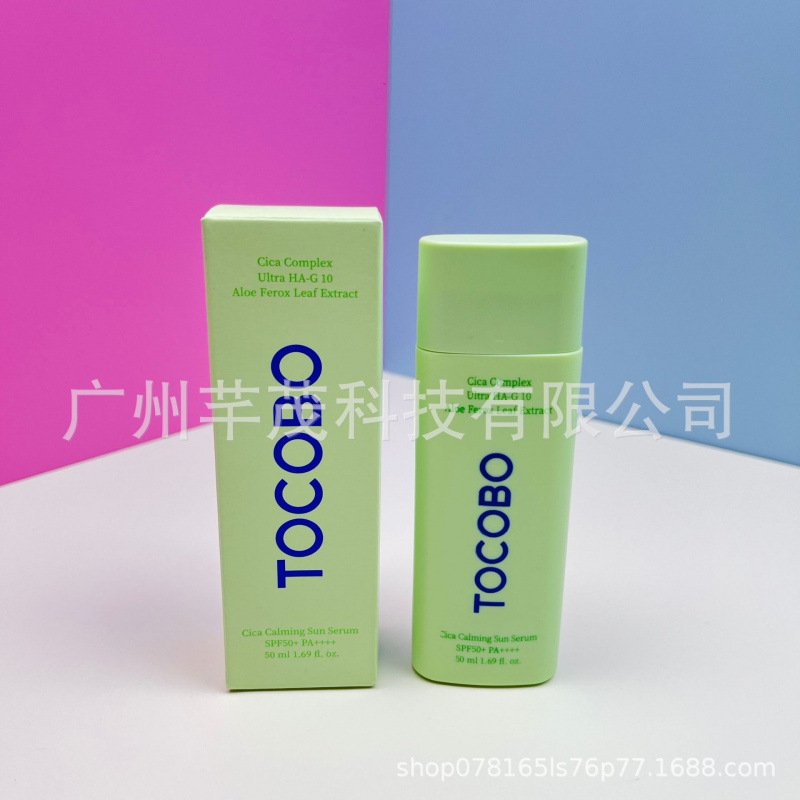 Cross-border TOCOBO Face Cream Protector / Sunscreen Bar Applicable Anti-Corrosión / Control de Aceite Refrescante Humectante