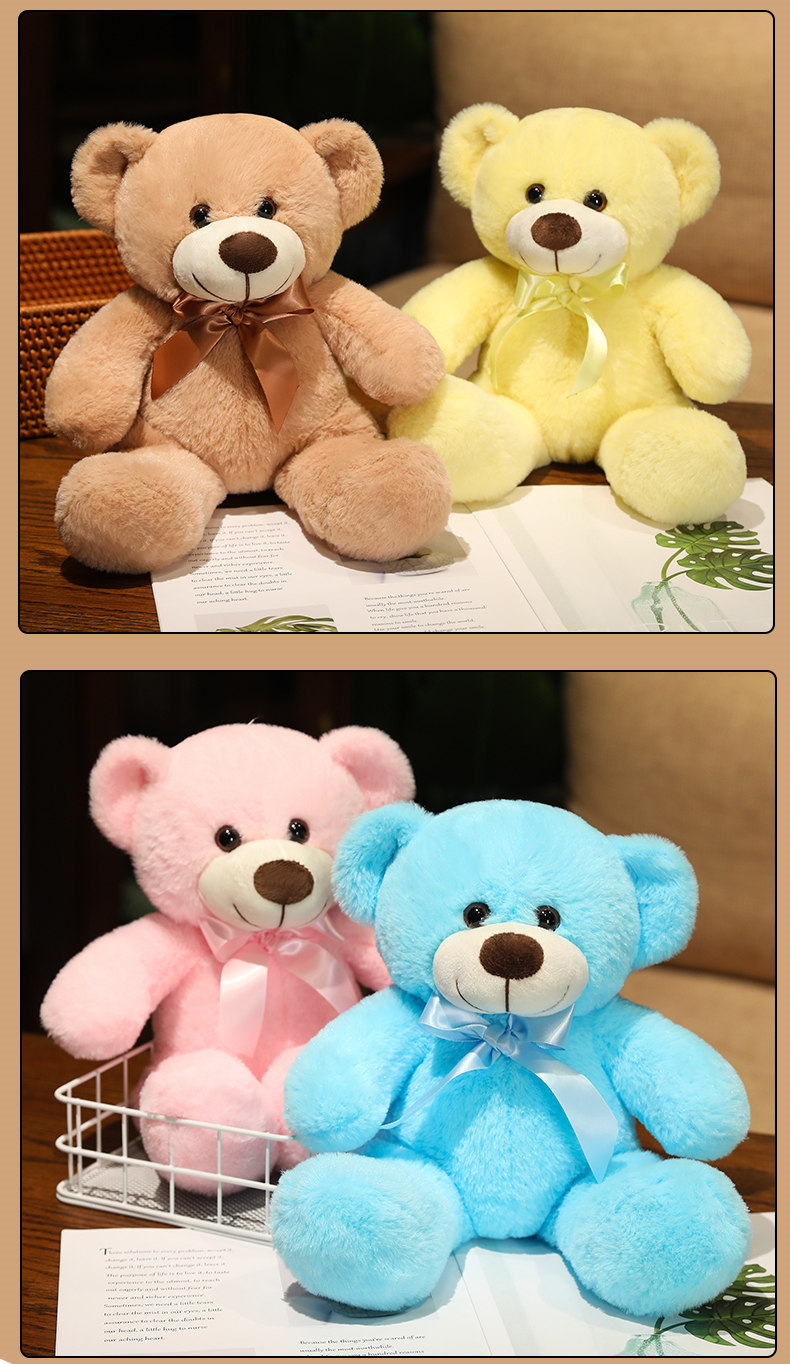 479g Weight Dolls & Accessories Toys Type 1 Piece Quantity PP cotton Material Bear Pattern Girl'S Gender Vacation, Simple Style, Classic Style Style Girl'S Bear PP Cotton Dolls & Accessories