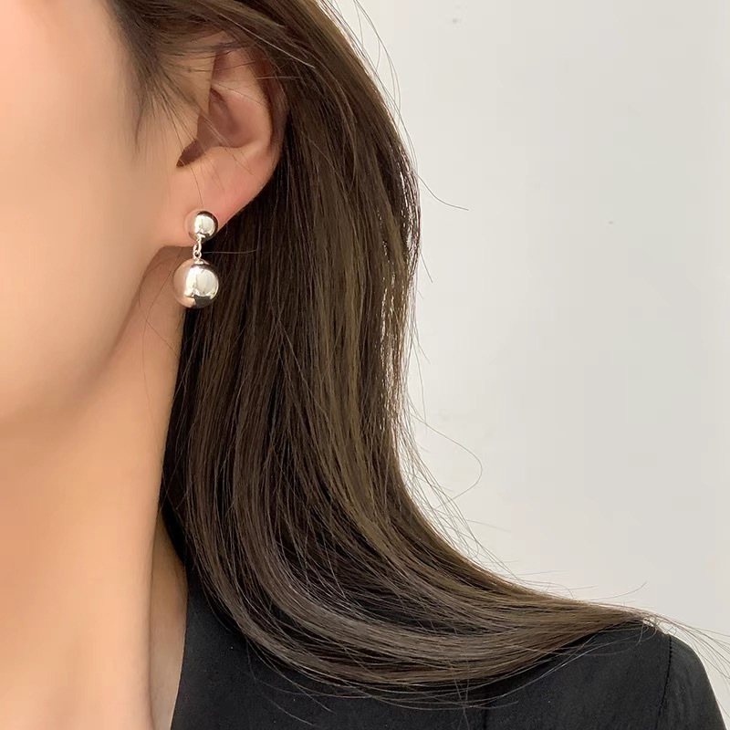 15g Weight 0.03µm-0.05µm Gold Plating Thickness PVD Coated Gold Plating Process 304 Stainless Steel Ear Needle Material PVD Coated Real Gold Plated 16K Gold White Gold Plated Gold Plating Geometric 304 Stainless Steel French Style Waterproof Non Tarnish Ear Studs