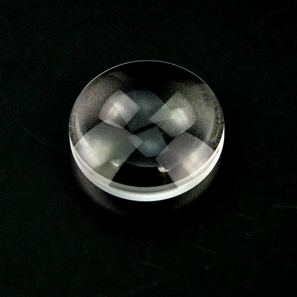 现货透镜K9双凸透镜光学玻璃透镜物理实验多规格玻璃透镜YC