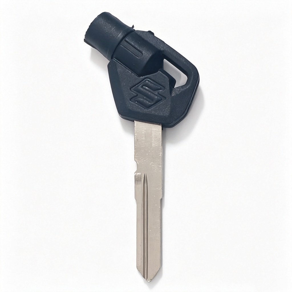 Round Head with Magnet, Dual Suzuki Motorcycle/Scooter Spare Key Blank, Copper Material【1031】
