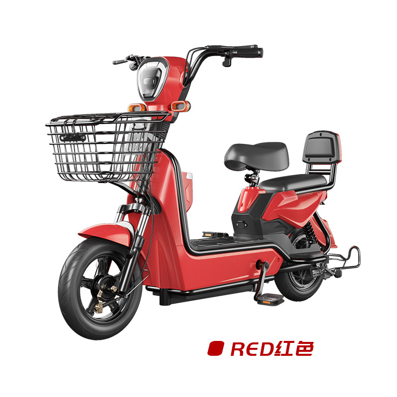 La nueva bicicleta eléctrica estándar nacional de Yadi, coche de batería de litio, dos ruedas para hombres y mujeres, transporte transfronterizo en la ciudad para adultos