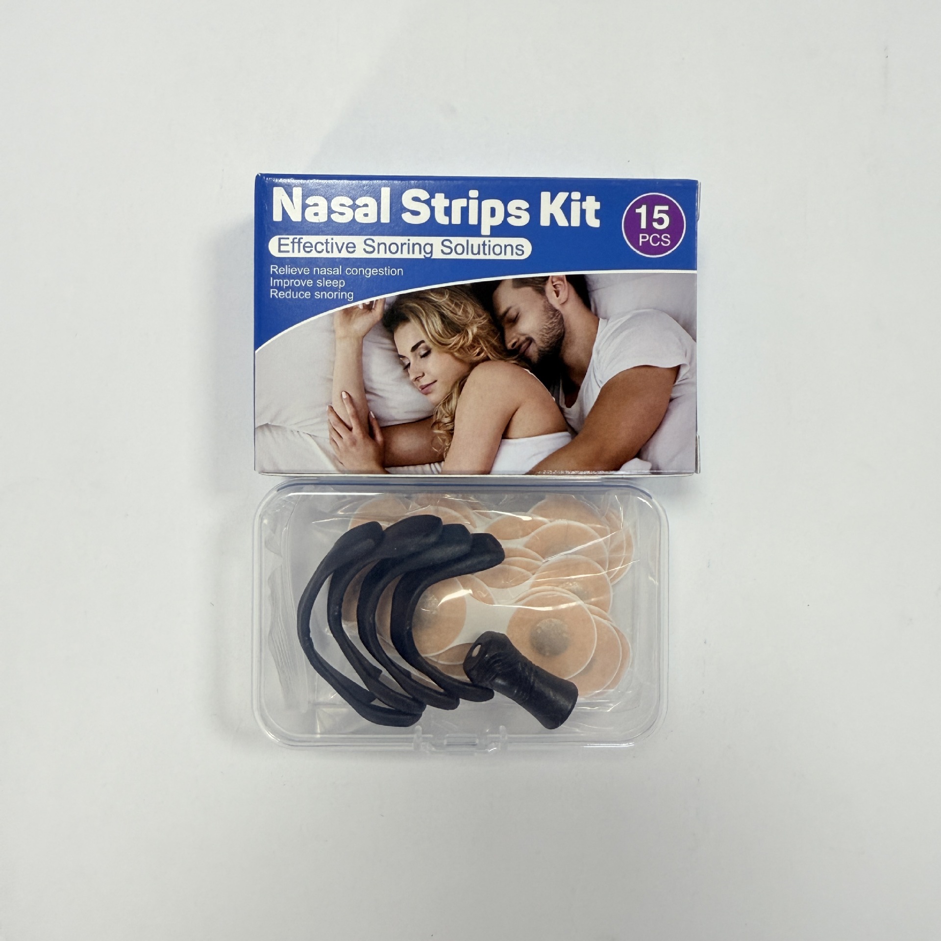 Tiras nasales magnéticas transfronterizas, clips nasales, expansores de respiración, dispositivo antirronquidos, tiras nasales de ventilación, fabricante original.
