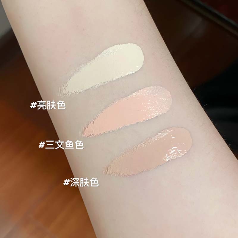Cappuccino Vinyl 3 colores para cubrir la piel, acné, círculos negros, acné, impresión de lágrimas, ranura de lágrimas para eliminar el maquillaje de acné.