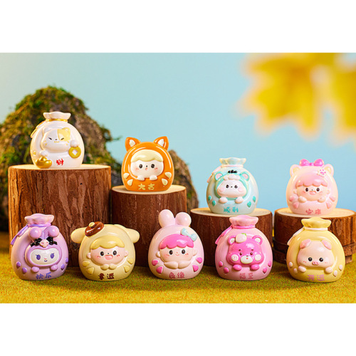 Creative Cartoon Animal Party Blind Box Doll Resin Cartoon Figure Doll Ornament Boy's Best Friend Birthday Gift