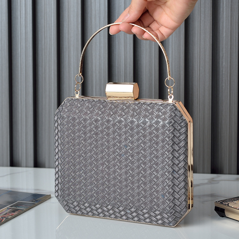 Bolsa de cena de moda europea y americana simple, bolsa de mano, vestido de damas, bolsa de cheongsam, fabricante de comercio electrónico transfronterizo, venta caliente