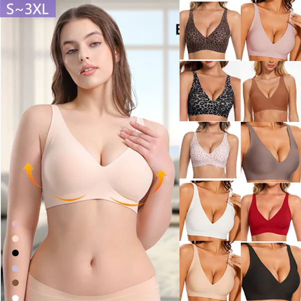 Leopard Print Jelly Plus-Size Sexy Bra with Beautiful Back Design, Soft Support, Comfortable, Breathable, Simple, Push-Up, European Size Bra