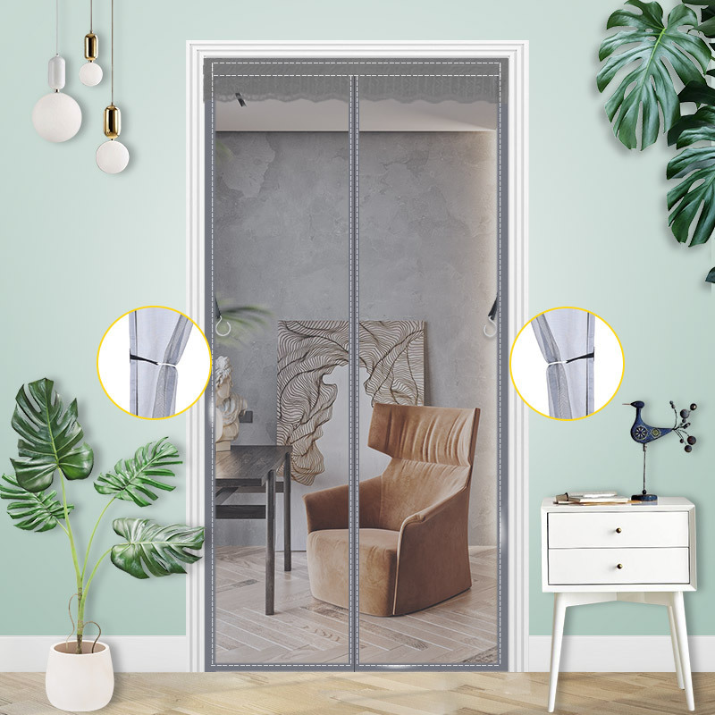 Wholesale Household Mosquito-Proof Door Curtains, Bedroom Ventilation Partitions, No-Punch Installation, Full Velcro Screen, Room Mosquito Net, No-Drill Screen Door Wholesale Household Mosquito-Proof Door Curtains, Bedroom Ventilation Partitions, No-Punch Installation, Full Velcro Screen, Room Mosquito Net, No-Drill Screen Door