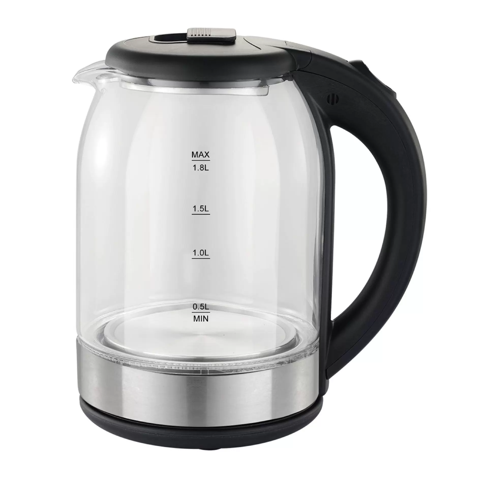 外贸出口 蓝光玻璃1.8L高硼硅 Eletric Kettle电水壶自动断电水壶