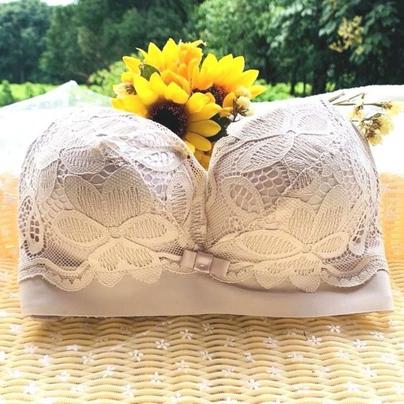 極厚ブラジャー 10cm 小胸プッシュアップ 厚みのある12cm 下着 女性用 平胸 リムなし 極厚 大きく見える調整ブラジャー|undefined