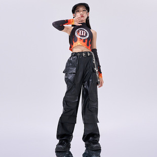 Jazz Dance Costume Girls Trendy Cool Fashionable Children's Walk Show Jazz Women's Dance Costume Children's Street Dance Costume