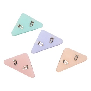 Side corner clip triangle clip book test paper material file binding ticket clip snack sealing plastic clip storage hand account holder