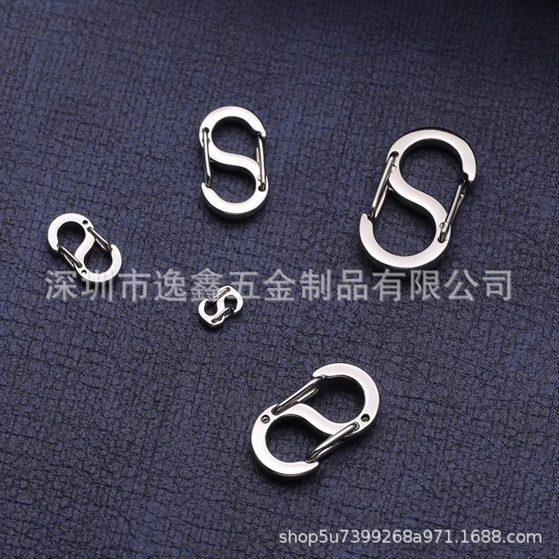 316ステンレス超ミニ8字バックルミニ快掛s型スプリングバックルネックレスブレスレット接続バックル
