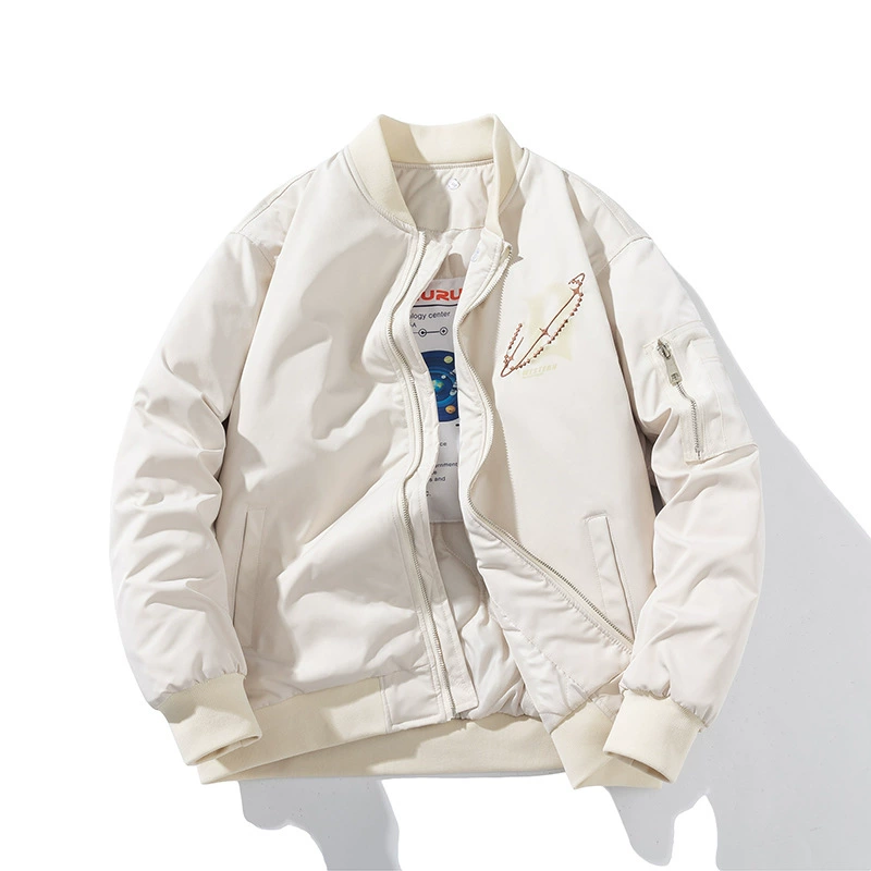 Baseball demi-season uniform, down jacket, oversize, for beloved