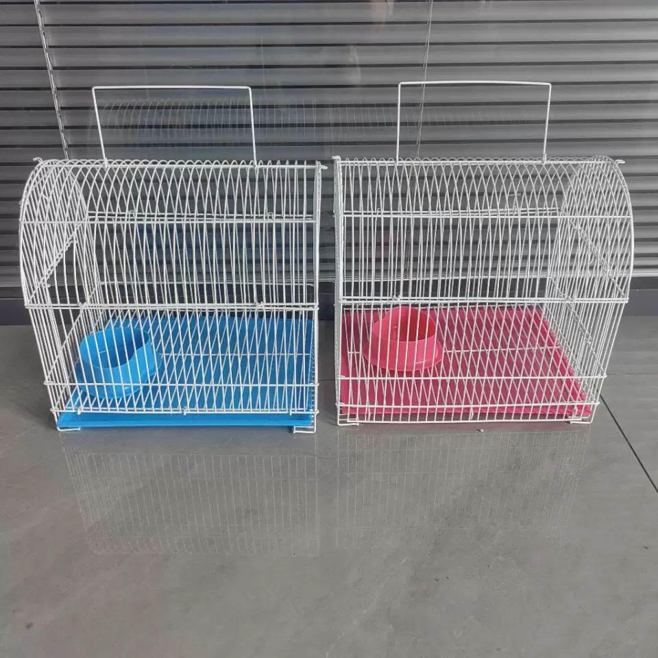 厂家批发鸟笼手提半圆笼松鼠山鸡通用繁育笼子群笼鸟笼繁育笼子