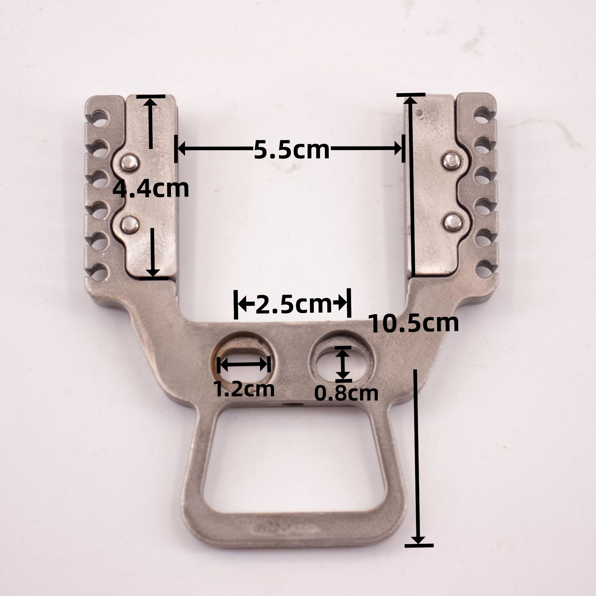12 가닥 둥근 가죽 40 평면 가죽 이중 사용 스테인레스 스틸 활 머리 올빼미 새총 특수 액세서리