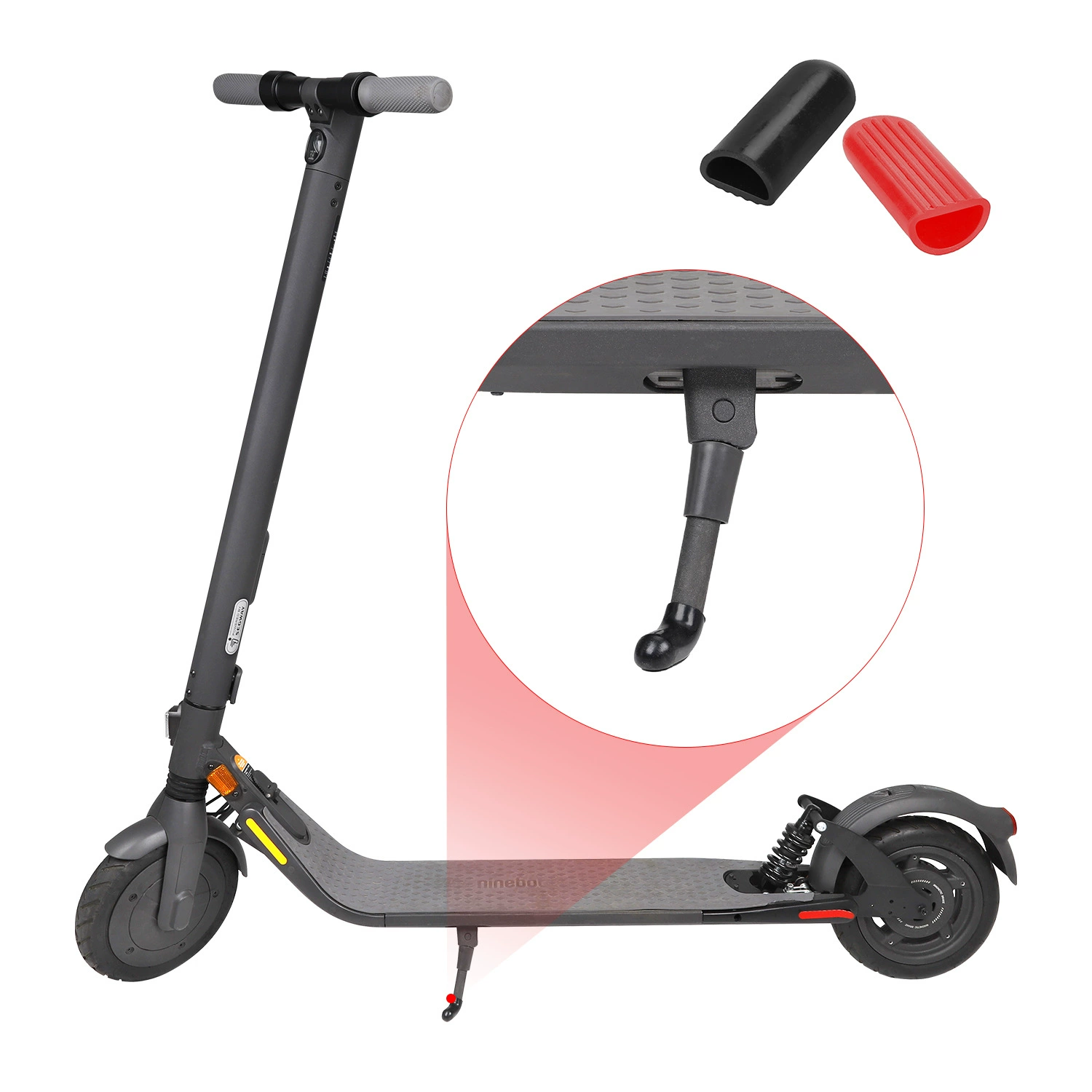 Защитный чехол для опоры для ног Xiaomi Scooter No.9 Scooter G30 Max Нескользящая силиконовая подставка для скутера