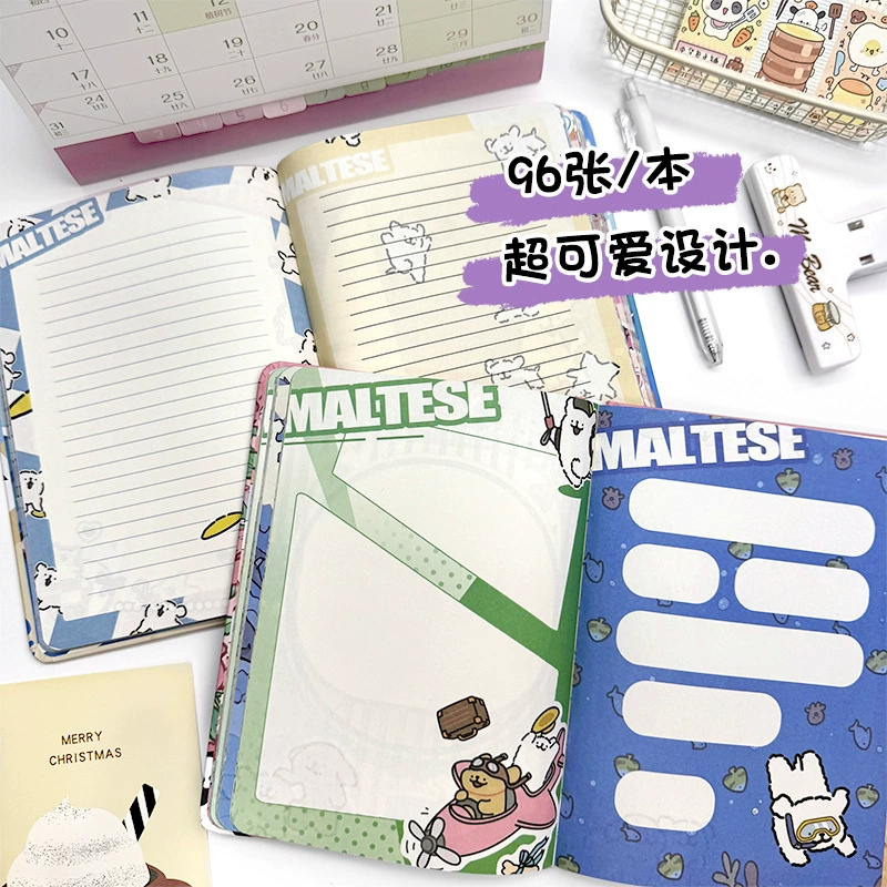 Cartoon laptop, high quality notebook for students