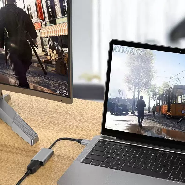 USB-A转HDMI音视频转接器1080P高清显示扩展分屏电脑笔记本外接