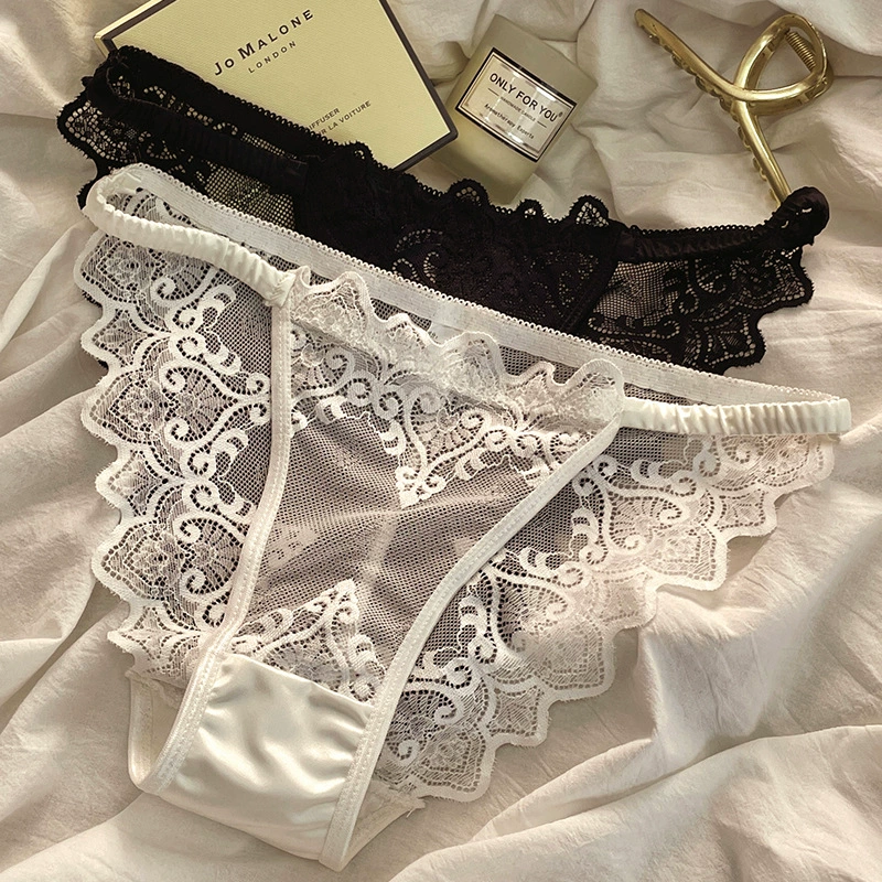  Lace underwear, sexy breathable trousers, comfortable pants, french style, thin strap