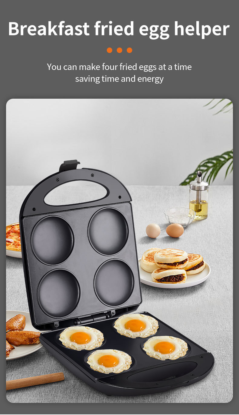 Cross-Border European Standard Maker Multifunctional Egg And Corn Pancake Arepas Make Breakfast Machine 1400W_voghion.com