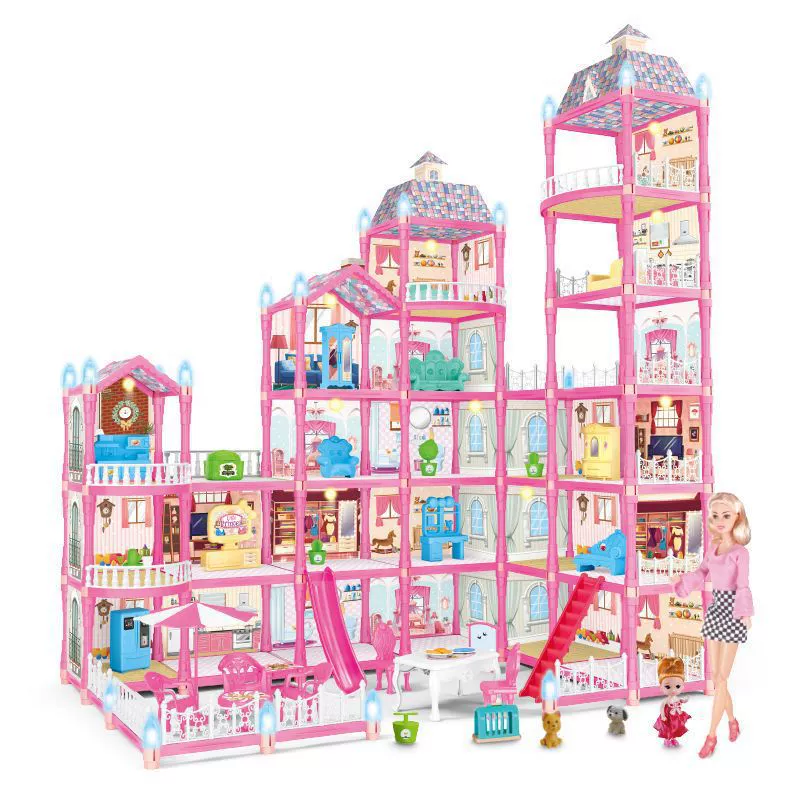 (Cross-border trading), family toy, doll house, castle, villa, constructor, new collection