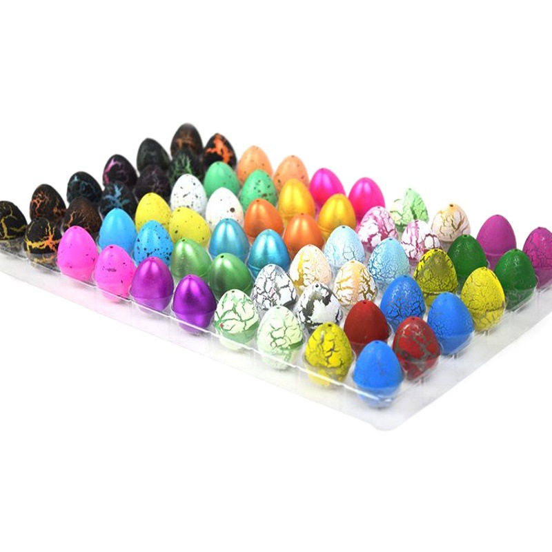 Venta caliente transfronteriza novela dinosaurio huevo incubación huevo juguetes 60 paquete de expansión de huevos de Pascua puesto de expansión juguetes pequeños envío gratuito