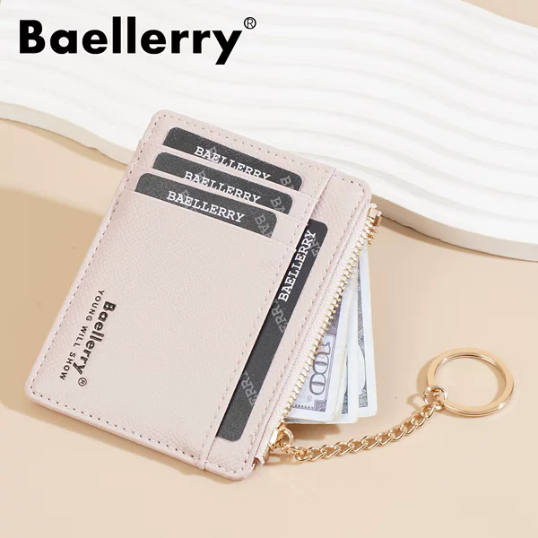 New Women's Small Card Holder Ins Style Thin Multi-Card Slot Card Holder Id Bag High-End Student Zipper Coin Purse