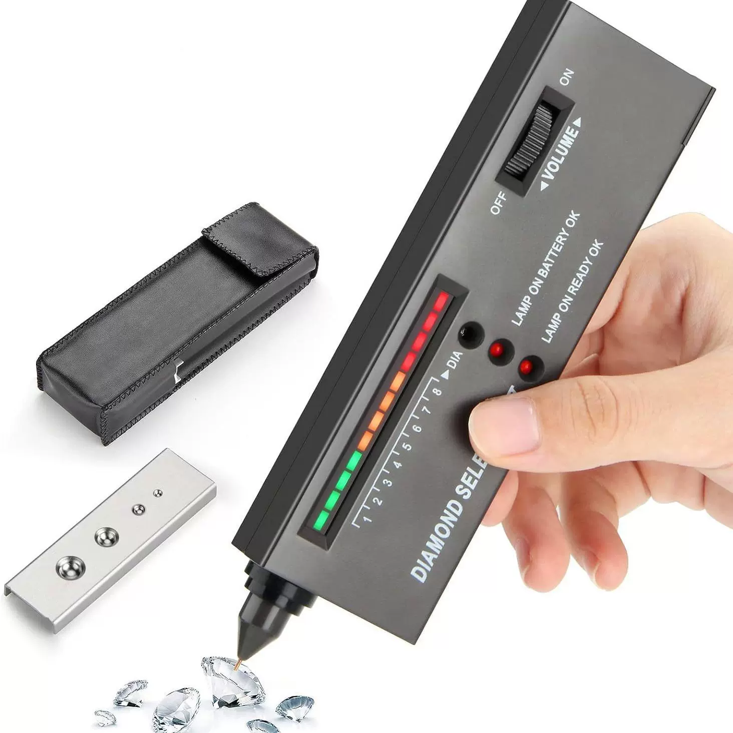 二代热导仪测钻笔硬度笔水晶翡翠玉石宝石硬度仪钻石鉴定真伪工具