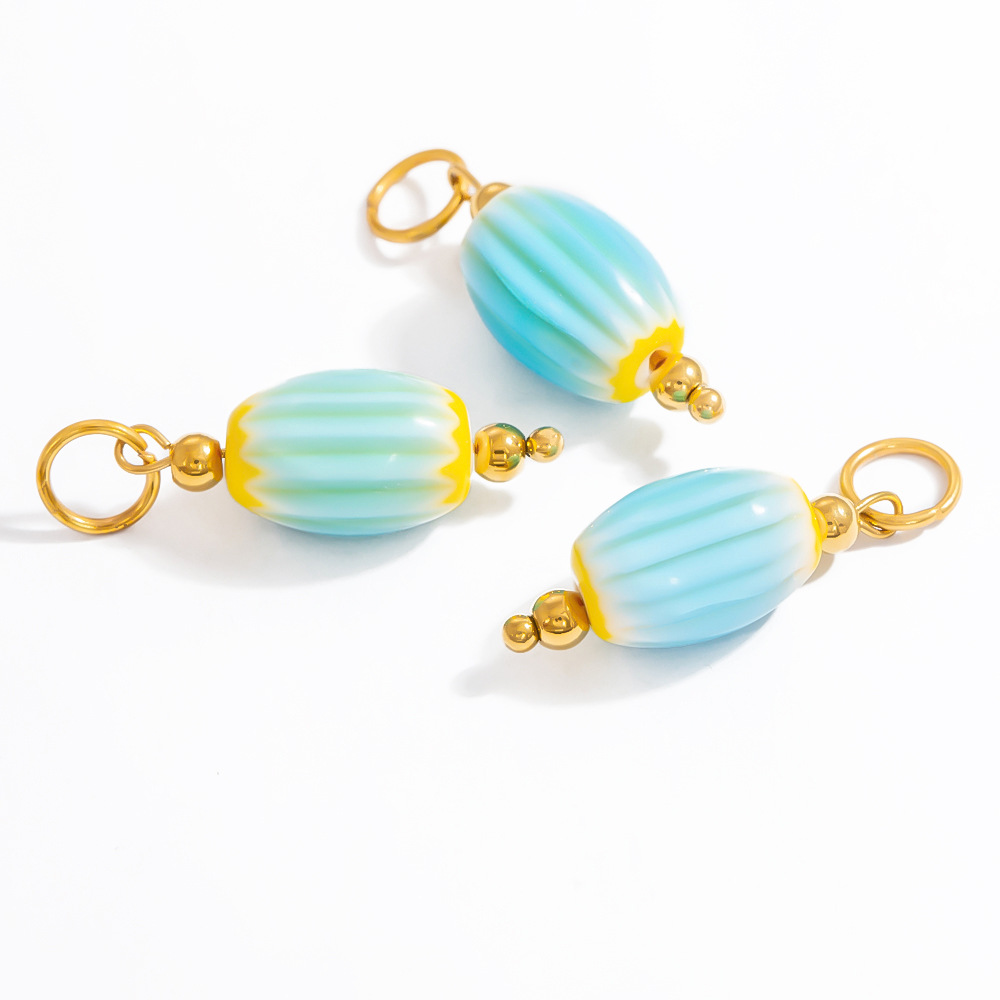 22g Weight Pendant Jewelry Making Type 11.62mm Jewelry Making Size DIY Jewelry Accessories Classification 3 PCS/Package Quantity Glass Material Geometric, Nepal Style Beads Pattern All Seasons Season Plating Design Ethnic Style Style 3 PCS/Package 11.62mm Glass Geometric Nepal Style Beads Pendant 4