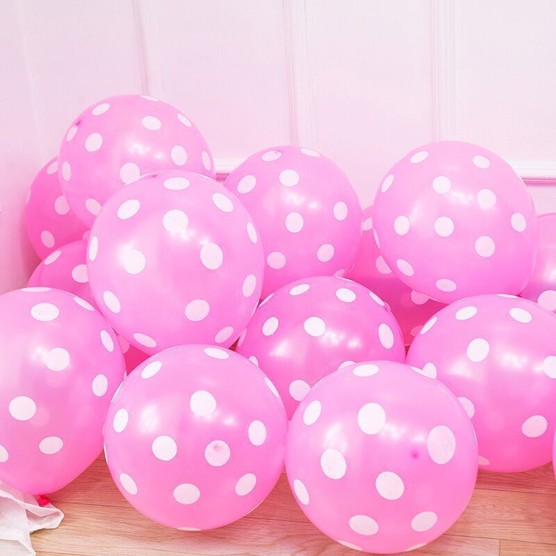 粉球白点-1个12寸