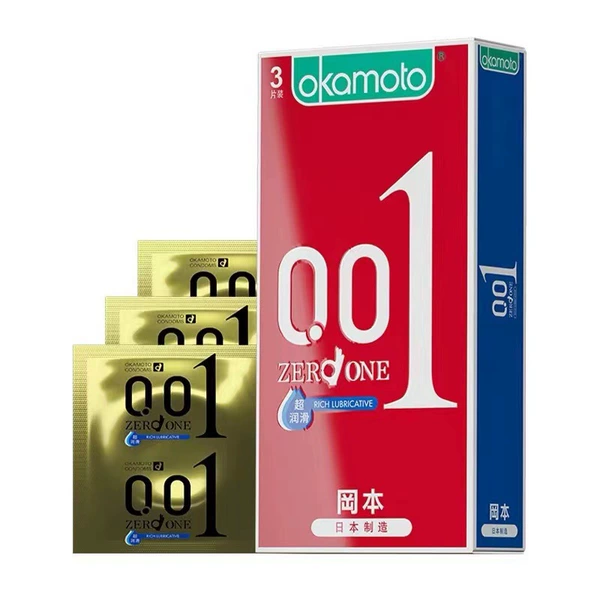 Okamoto 001 polyurethane [3 packs]